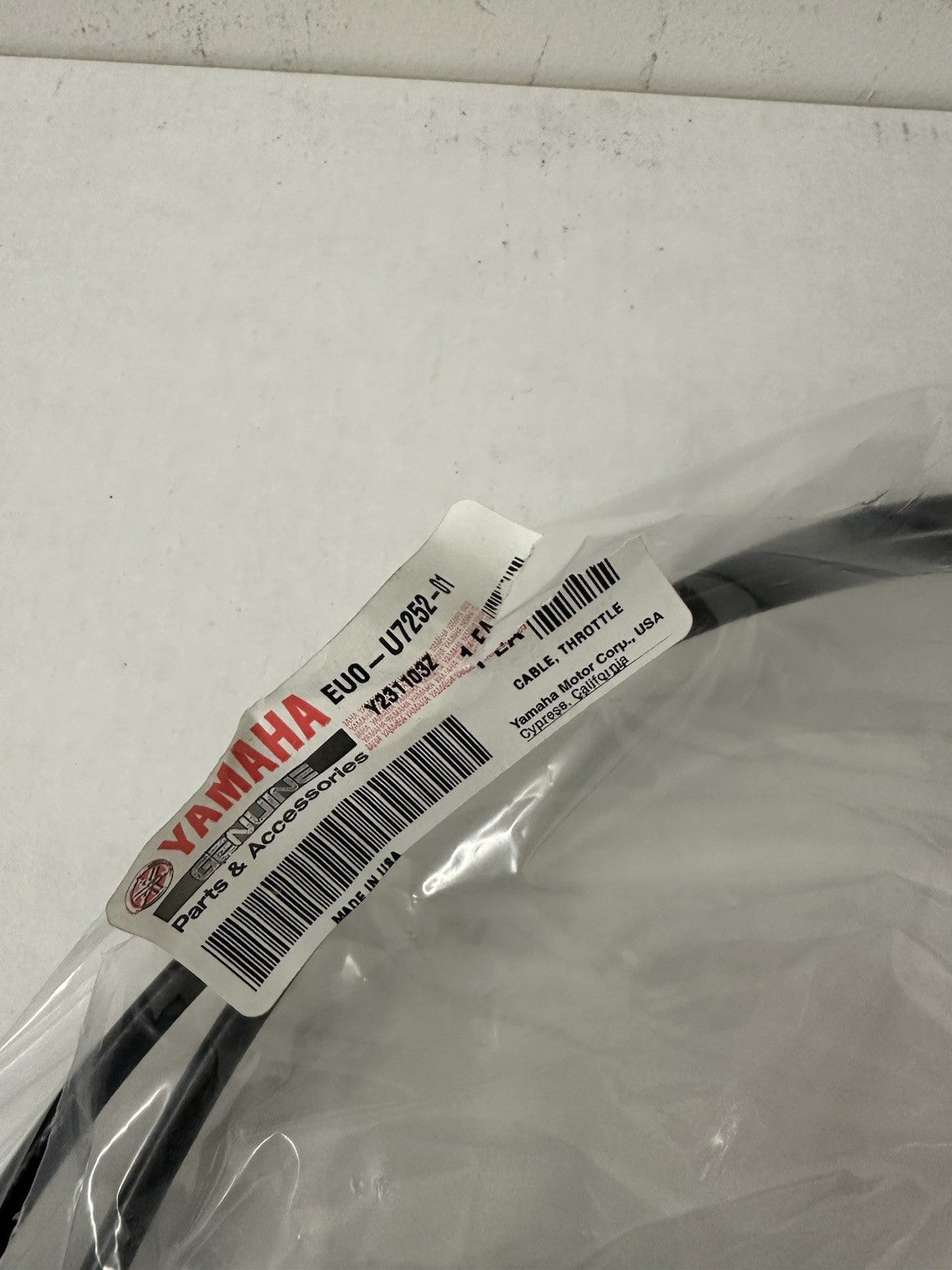 New Yamaha Superjet Waverunner Blaster VXR OEM Throttle Cable #EU0-U7252-01-00