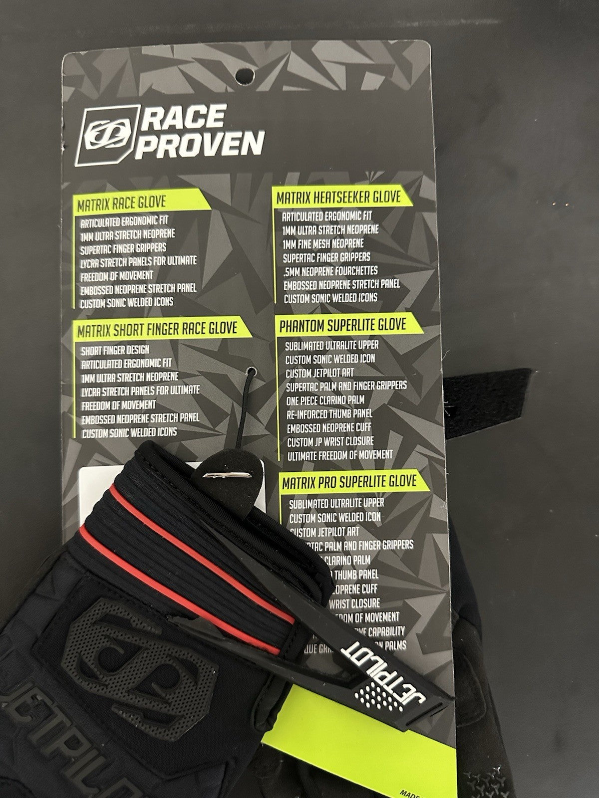 Jet Pilot Matrix Race Gloves