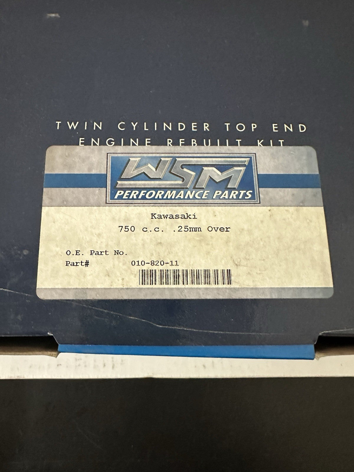 WSM - 010-820-11 - Top End Kit (784cc), 0.25mm Oversize to 80.25mm Bore